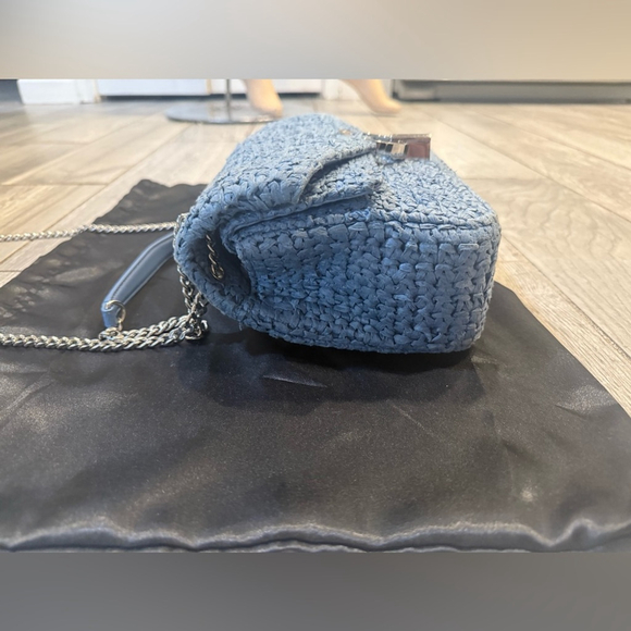 Sandro YZA Raffia Shoulder Bag - Picture 9 of 15